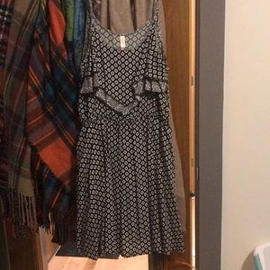 Xhilaration Patterned Mini Fit and Flare Dress